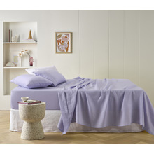 Lilac French Linen Sheet Set